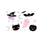 PartyDeco - Tatouage temporaire Halloween, mix 20pcs