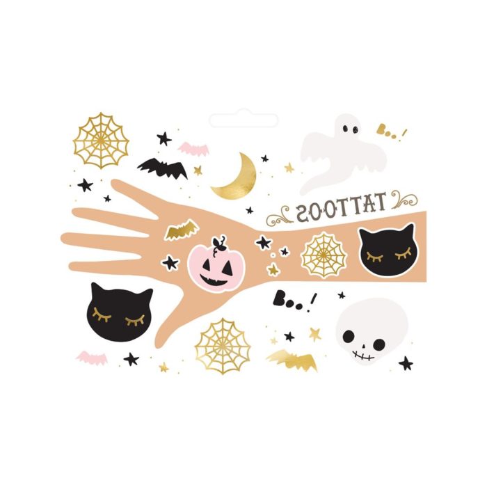 PartyDeco - Tatouage temporaire boo