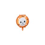 PartyDeco - Ballon en aluminium  rond Crâne, 45 cm
