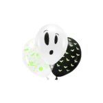 PartyDeco - Ballons phosphorescent 27cm mélange BOO