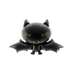 PartyDeco - Ballon en Mylar Chauve souris noir, 75x50cm