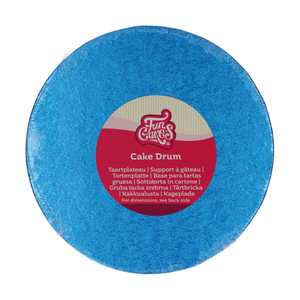 big_2757-1.jpg FunCakes - Cake Drum Rond - Ø20 cm - Bleu – Image 1