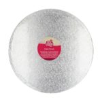 FunCakes -  Cake Drum Rond Silver -  Ø35,5cm