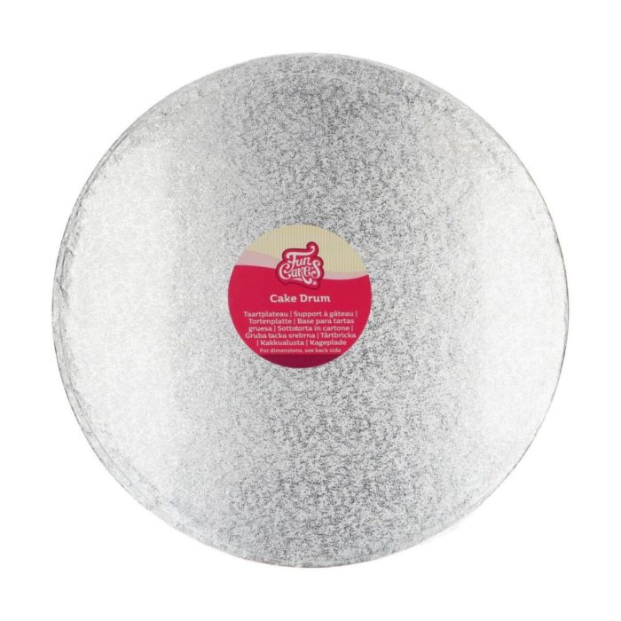 big_2760-1.jpg FunCakes - Cake Drum Rond Silver - Ø35,5cm