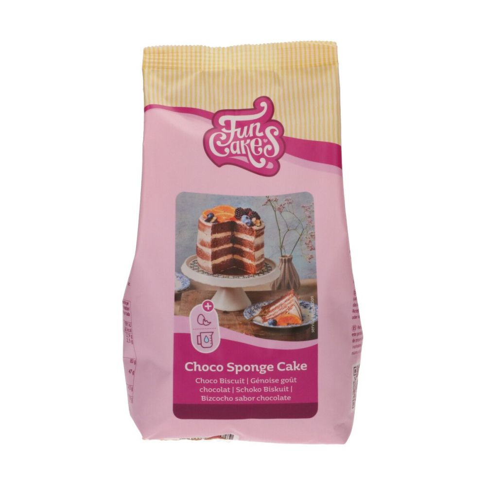 big_2768-1.jpg FunCakes - Mix pour spongecake - génoise chocolat - 500 g – Image 1