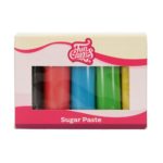 FunCakes -  Pâte à Sucre -  Multipack -  Couleurs Essentielles 5x100g
