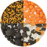 Wilton - Mélange de Sprinkles 4-Cell Halloween Effrayant