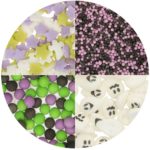 Wilton - Mélange de Sprinkles 4-Cell Halloween Hanté