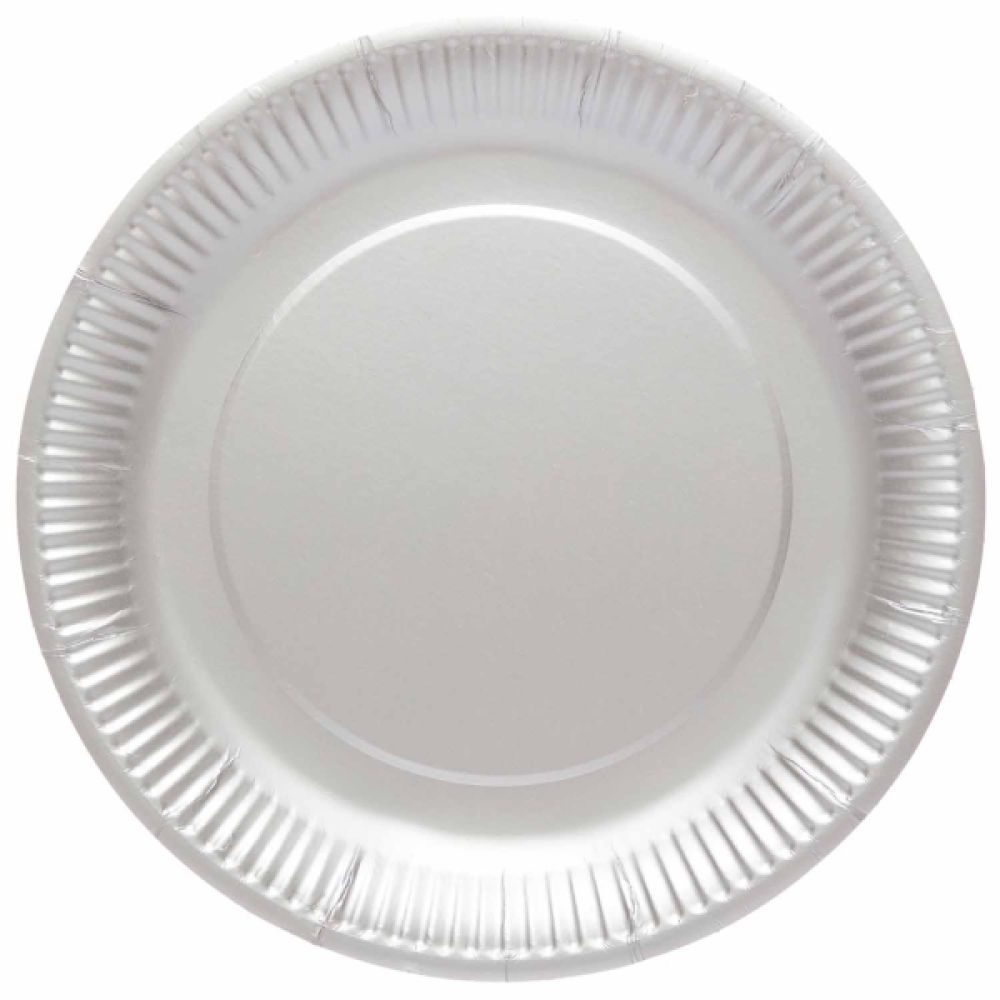 big_2808-1.jpg 8 Assiettes rondes Graphite Papier 23cm – Image 1