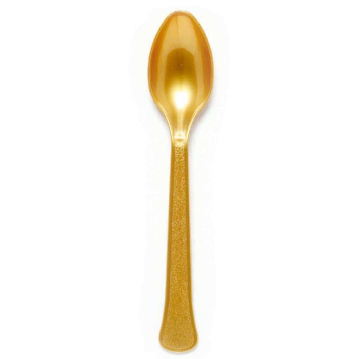 Cuillère en plastique Crème Brûlée 24 pièces