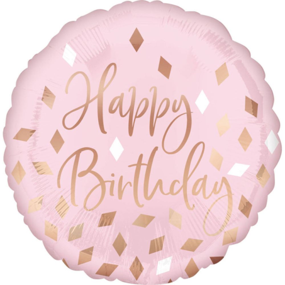 big_2845-1.jpg Ballon Foil standard Blush Birthday 43cm – Image 1