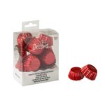 Decora -180 Metallic Red Bon Bon Baking Cups 27 X 17mm