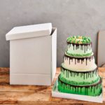 FunCakes - 37x37x45cm  Boîte à Gâteau Blanc pcs/1