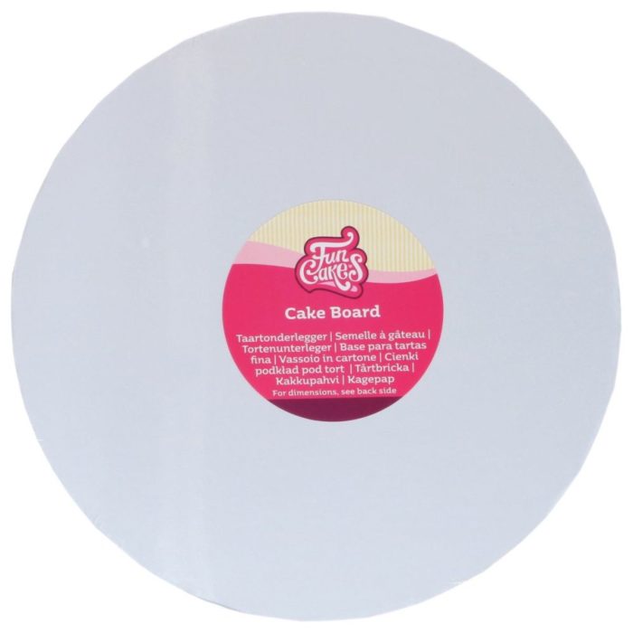 FunCakes Cake Board Rond Blanc Ø 30 cm x 3mm