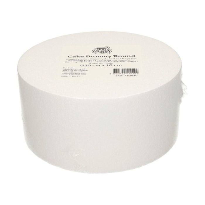 FunCakes - Cake Dummy - FunCakes Cake Dummy Rond 10cm -Ø20cm-