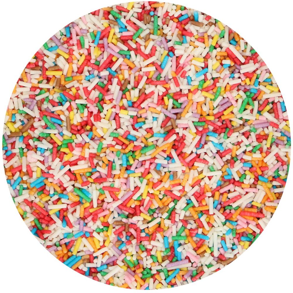 big_2917-1.jpg FunCakes Vermicelles de Sucre -Colour Mix- 80g – Image 1