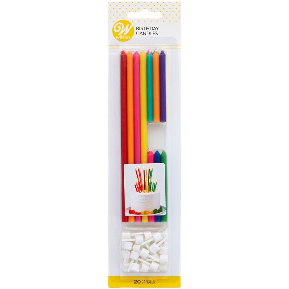 big_2933-1.jpg Wilton Bougies d’Anniversaire Petites & Grandes pcs/20 – Image 1