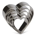 Patisse - Emporte-pièce Biscuit Coeurs Set/5 inox