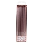 Pme - Bougies Roses Dorées Extra Grandes 16,5 cm pcs/16