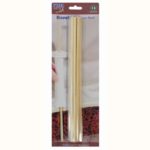 PME- Dowel Rods Bamboo pk/12