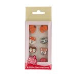 FunCakes - Décorations en sucre Animaux de la forêt Set/8