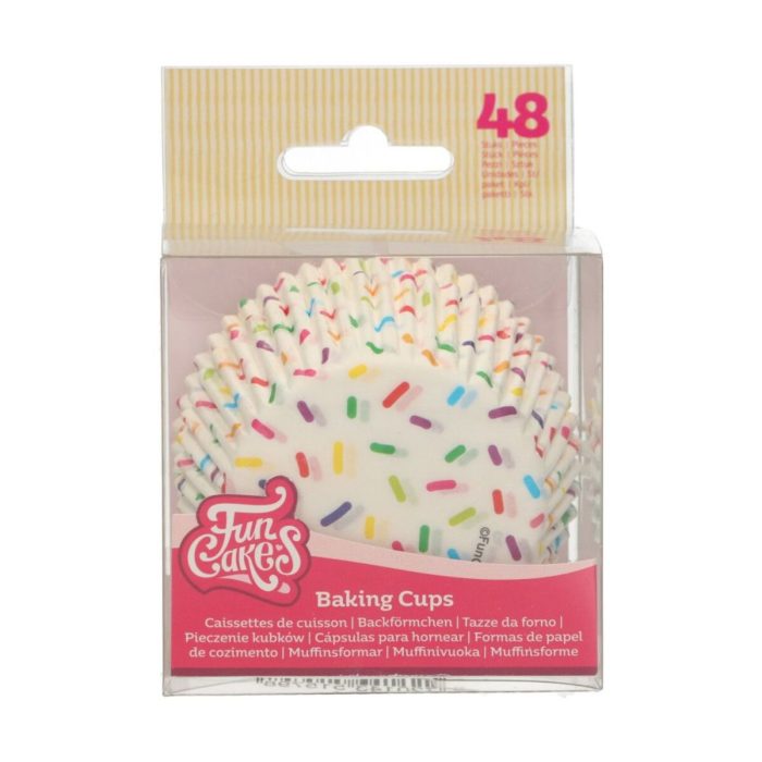 Funcakes - Caissettes à Cupcakes Paillettes pcs/48