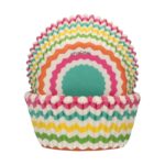 Funcakes - Caissettes à Cupcakes Chevrons Colorés pcs/48