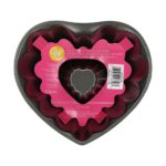 Wilton - Moule à Cœur en Forme de Tube Cannelé 20cm