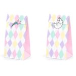 PartyDeco - Sachets à Confiserie - Sacs à friandises licorne pk/6