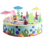 Dekora - Disney Sponge Bob Friends Toppers 5cm Set/12