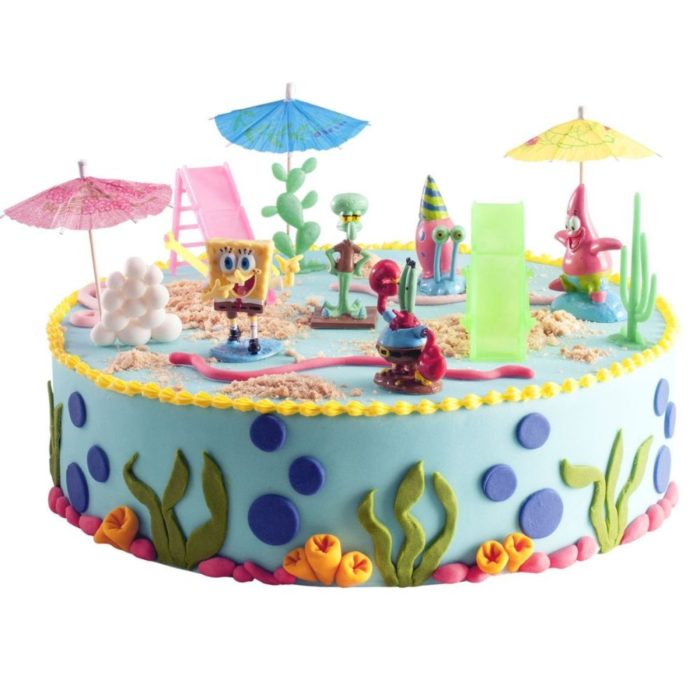 Dekora - Disney Sponge Bob Friends Toppers 5cm Set/12