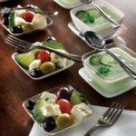 Amscan - 48pcs mini appetiser set - 24 assiettes - 24 fourchettes