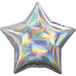 Anagram - Ballon en aluminium irisé 48cm