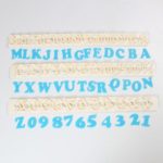 FMM Alphabet & Numbers Tappits Art Deco Upper Case