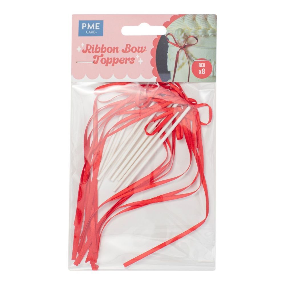 big_3070-1.jpg PME Nœuds Ruban Toppers Rouge pk/8 – Image 1