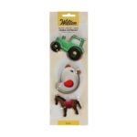 Wilton Emporte-pièce Tracteur - Poussin - Cheval - set/3