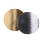 Planche à Gâteau ultra fine doré/argenté - 30Ø 1.5mm