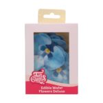 FunCakes - Fleurs Comestibles en Azyme Deluxe Orchidée Bleue 8,5 x 7,5 cm