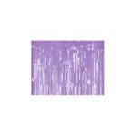 PartyDeco - Rideau de fête, violet clair, 100x200cm
