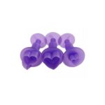 Wilton - 3 Mini emporte-pièces coeur à poussoir
