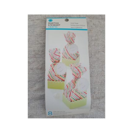 Martha Stewart - Sac à gâterie avec bord en carton - 8pcs
