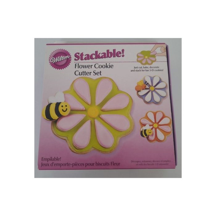 Wilton - Jeu d'emporte-pièce pour biscuit fleur
