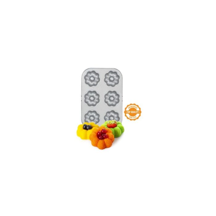 Decora - Moule à donuts en forme de fleurs