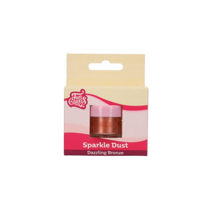Funcakes - Poudre alimentaire scintillante dazzling bronze