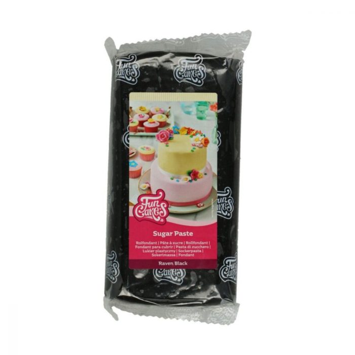 FunCakes - Pâte à Sucre Raven Black 1 kg