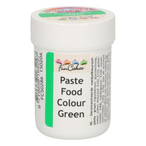 FunColours-Pâte colorante alimentaire - Paste Food Colour - Vert- 30g- green