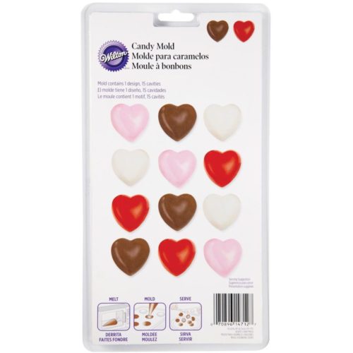 Moule à chocolat / bonbons en forme de cœur - Candy mold hearts