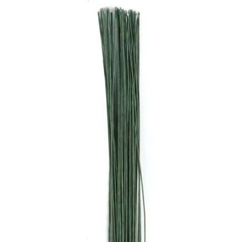 Fil floral - Culpitt Floral Wire Dark Green set/50 -24 gauge
